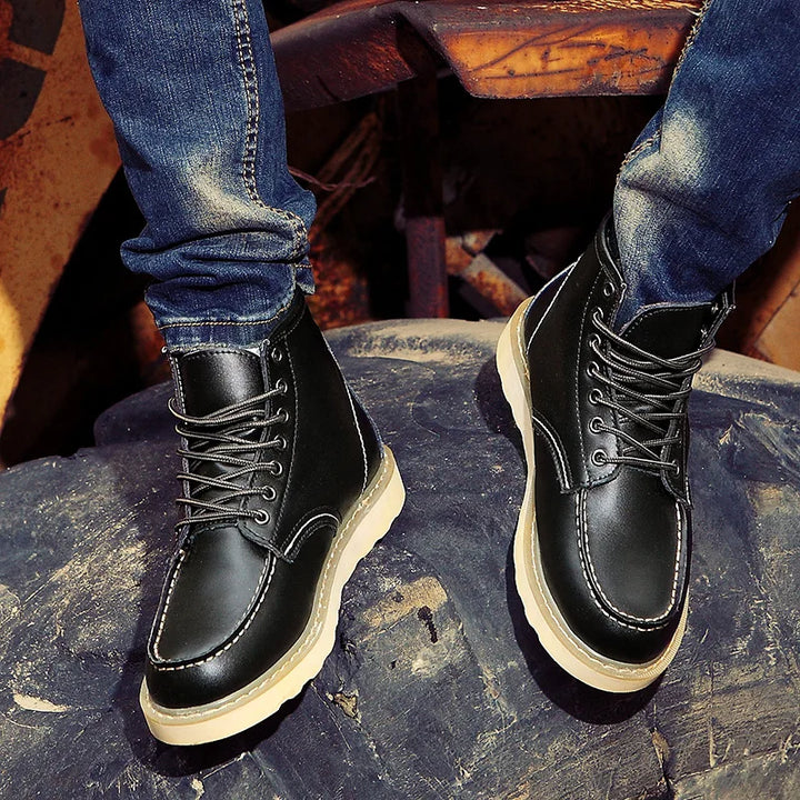 Stylowe męskie buty zimowe w stylu retro | Wyjątkowo ciepłe i trwałe