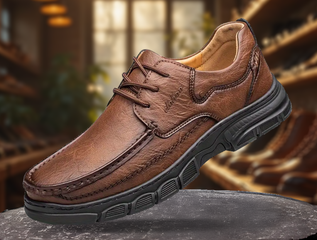Stylowe męskie buty biznesowe ze sznurowaniem zapewniające wyrafinowany wygląd