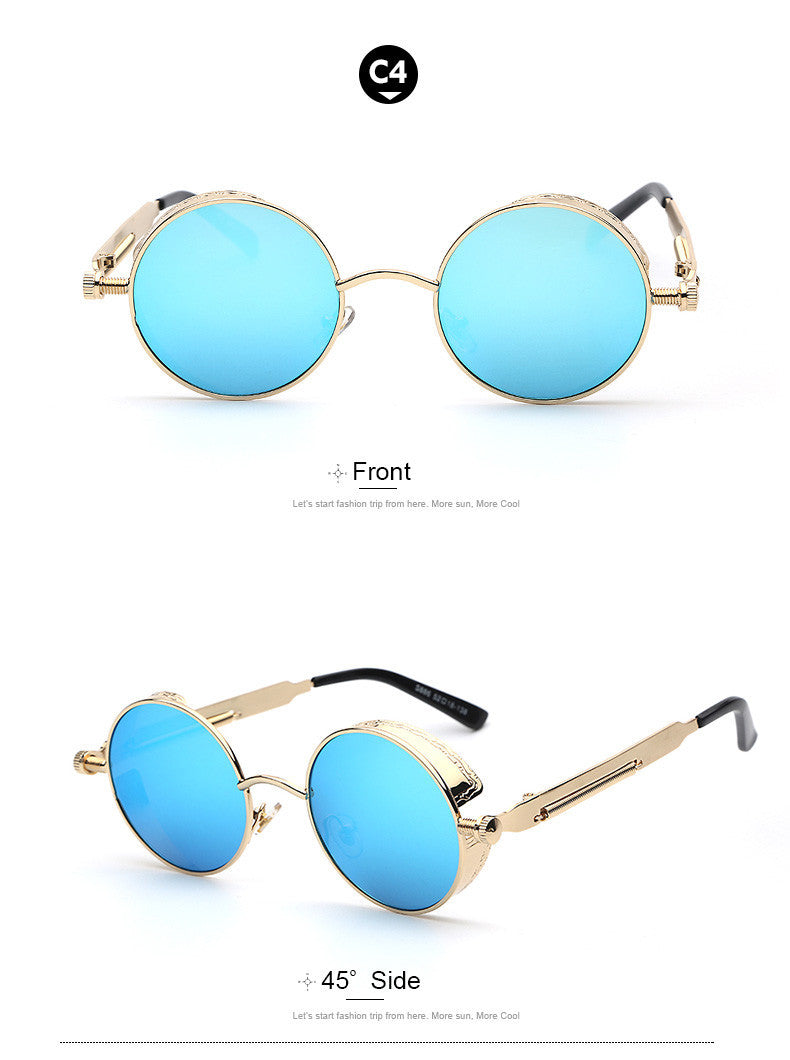 Stylowe męskie okulary przeciwsłoneczne retro dla idealnego wyglądu
