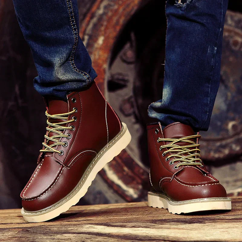 Stylowe męskie buty zimowe w stylu retro | Wyjątkowo ciepłe i trwałe