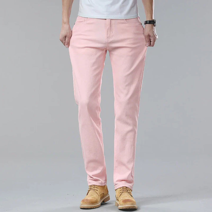 Męskie dżinsy premium slim fit - modny denim zapewniający doskonały wygląd