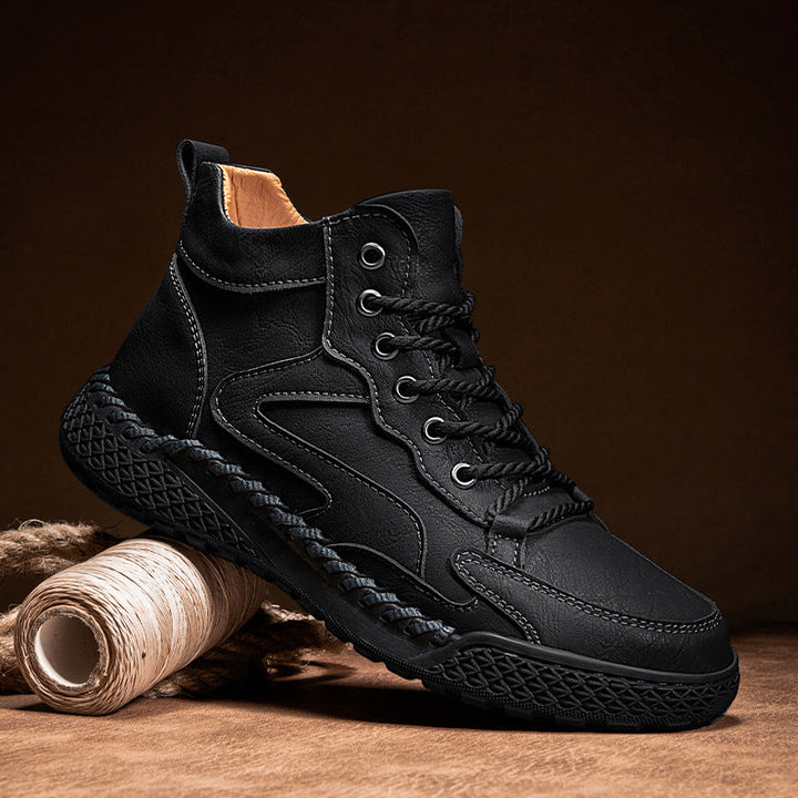 Solidne i stylowe skórzane buty turystyczne dla mężczyzn