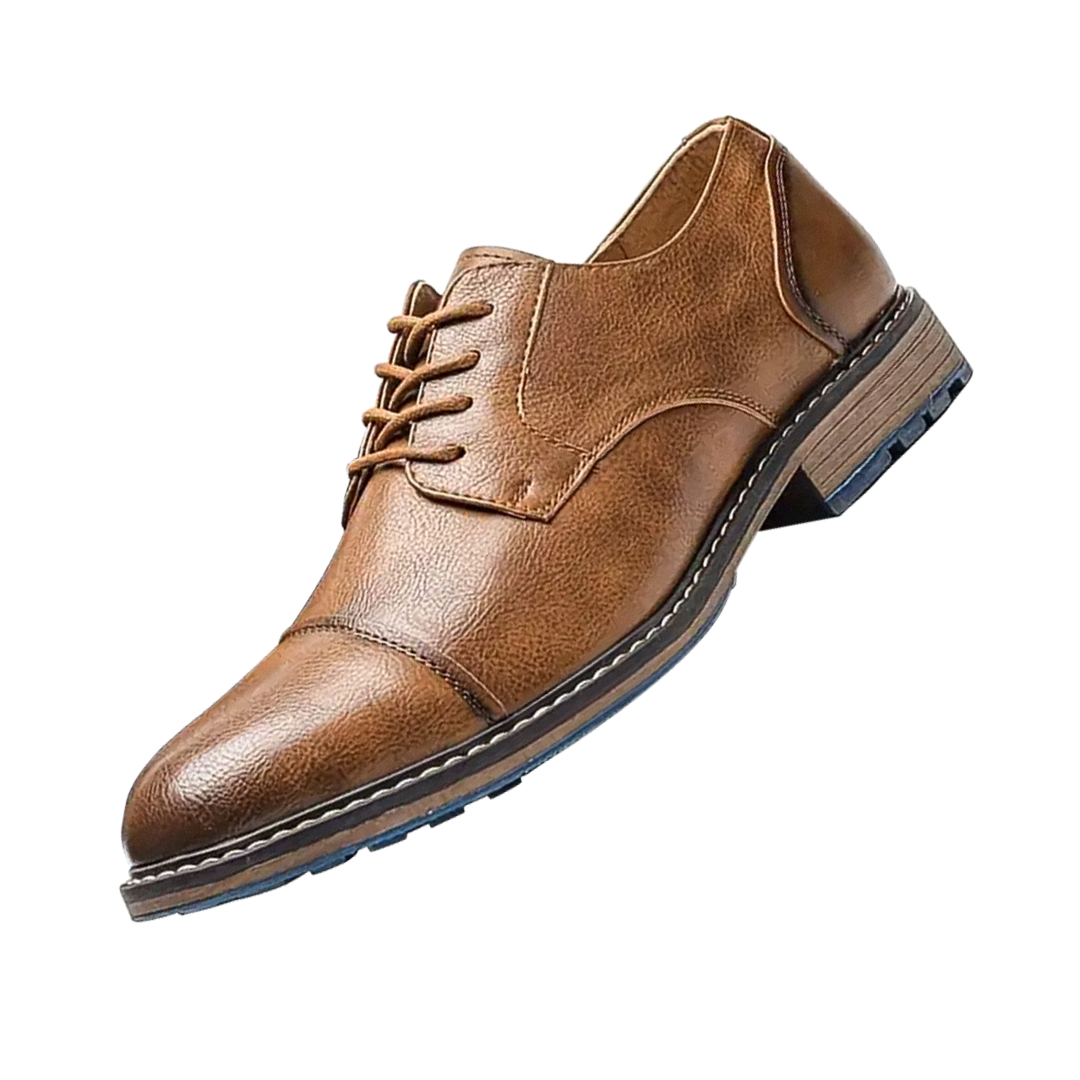 Eleganckie sznurowane buty męskie w dużych rozmiarach