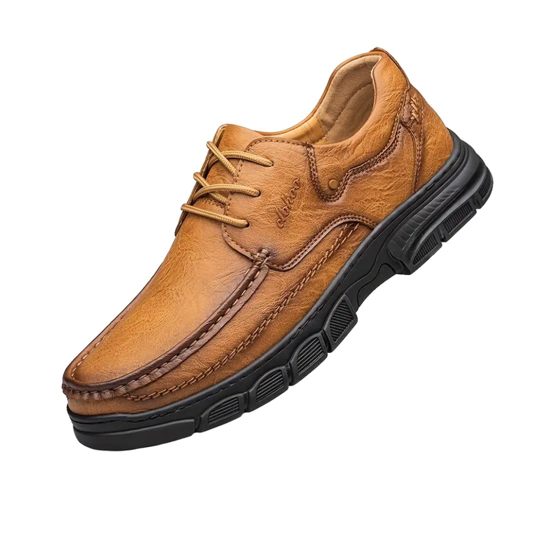 Stylowe męskie buty biznesowe ze sznurowaniem zapewniające wyrafinowany wygląd