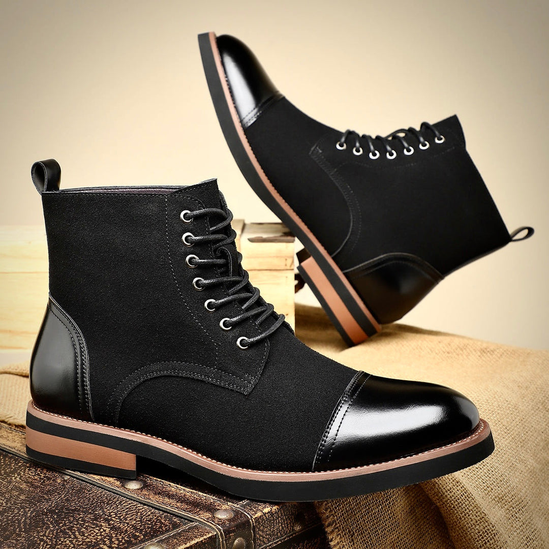 Eleganckie skórzane buty męskie Oxford dla mężczyzn dbających o styl