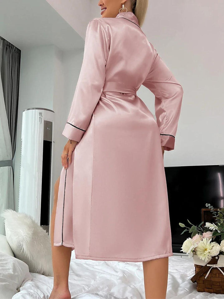 Quinty - Elegant Zijde Nachtjapon voor Vrouwen voor Ultimaal Comfort en Stilvolle Onsnapping