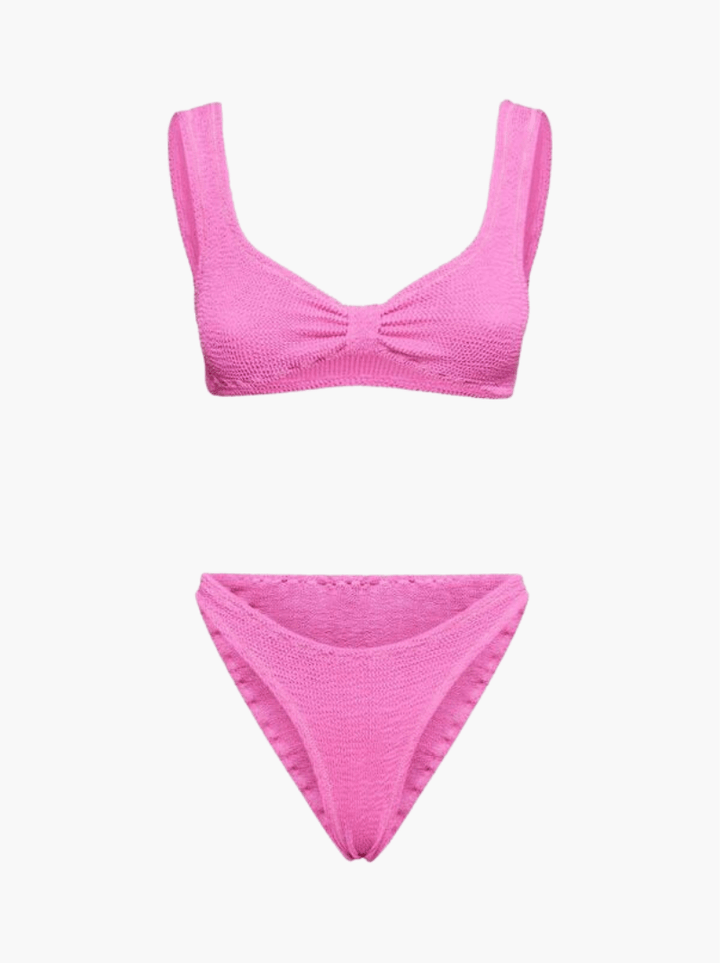 Bronnie | Verfrissende Ribbed Bikini Set met Twist-Top voor een Stralende Zomer Looks