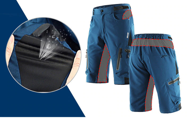 Męskie spodenki rowerowe do przygód na świeżym powietrzu - wygoda i wydajność w jednym CyclingShorts