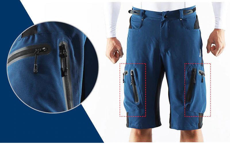 Męskie spodenki rowerowe do przygód na świeżym powietrzu - wygoda i wydajność w jednym CyclingShorts