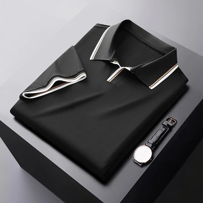 Elegancka i oddychająca koszulka polo dla mężczyzn zapewnia najwyższy komfort i stylowy wygląd.