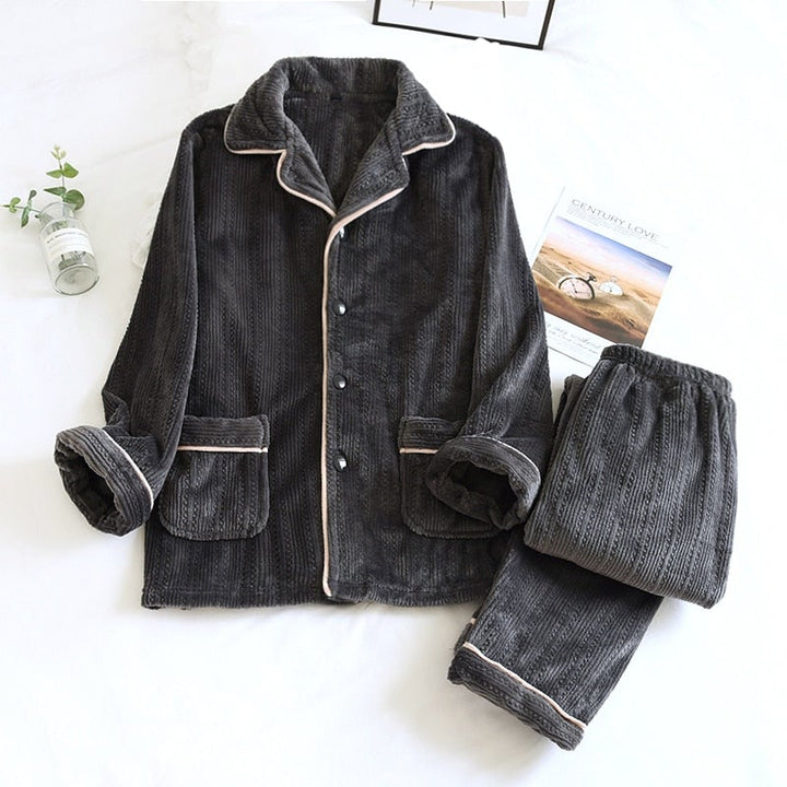 Veda | Comfortabele unisex flanelowy zestaw do piżamy dla wielu przytulnych osób