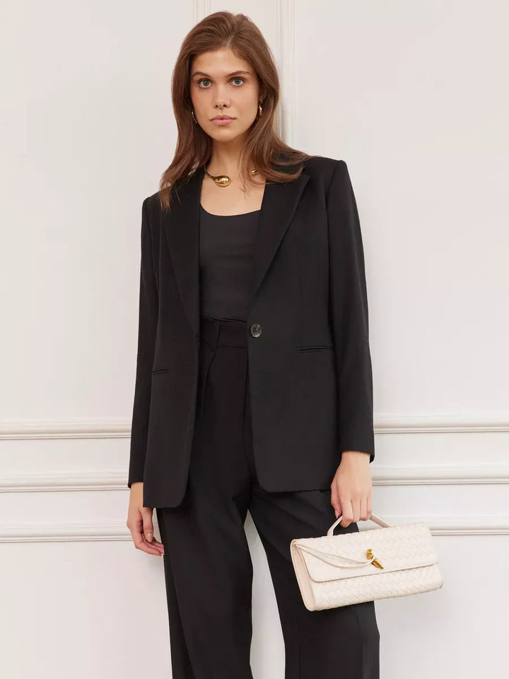 Vianey | Elegancka torba na ramię z tkaniny Ivoire Raffiné