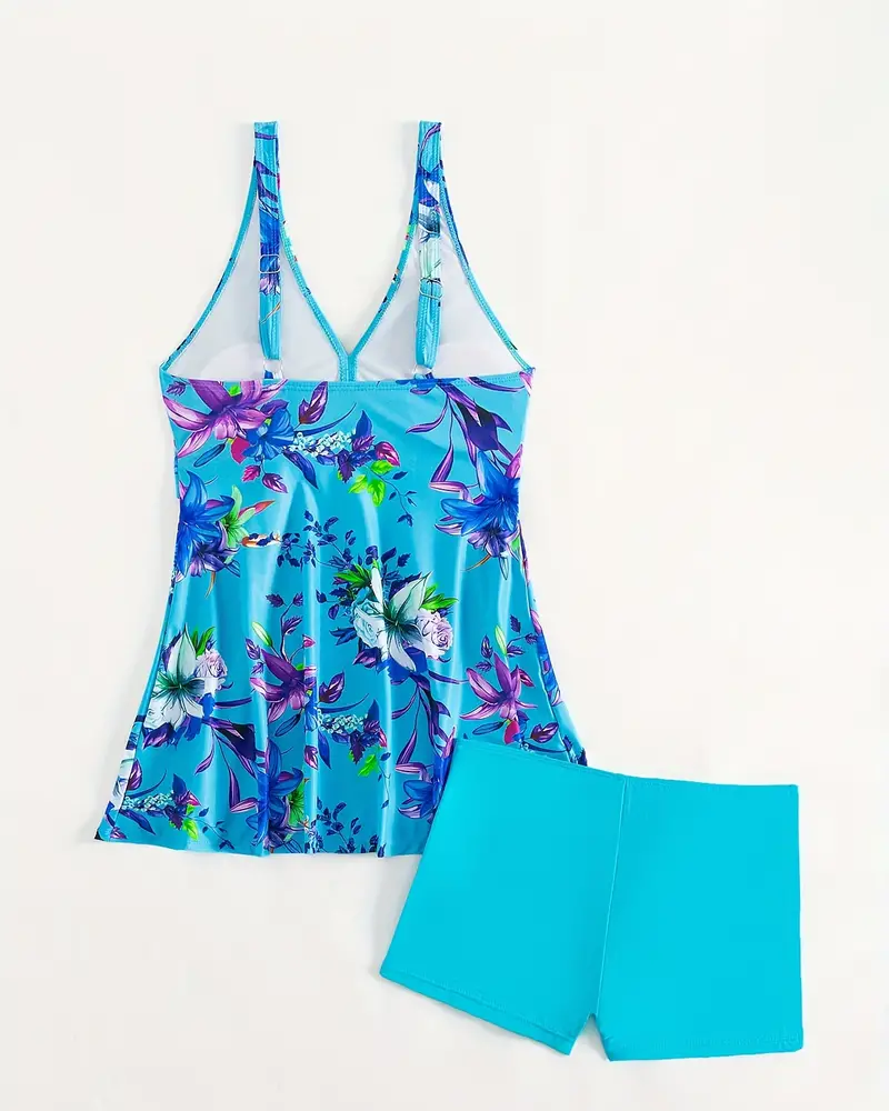 Feike | Stijlvolle Swimdress met Tropisch Bloemenprint voor een Chique Zomerlifestyle
