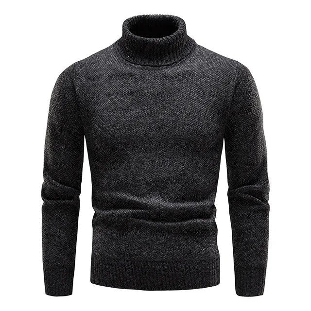 Stylowy i wygodny sweter męski z golfem na każdą okazję