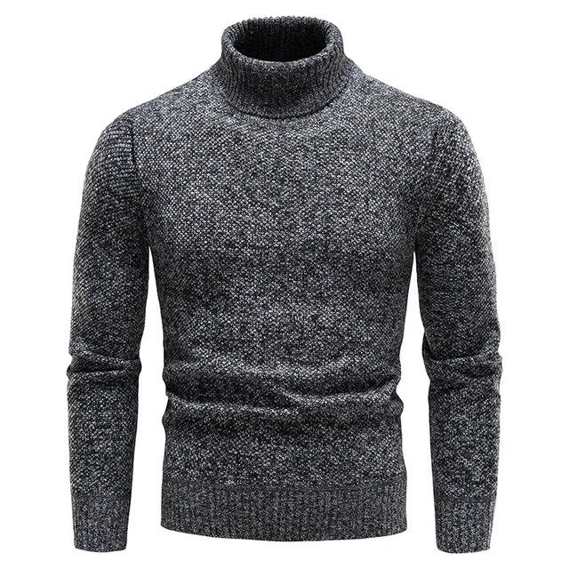 Stylowy i wygodny sweter męski z golfem na każdą okazję