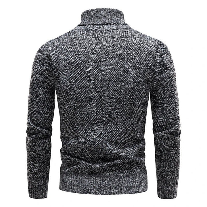 Stylowy i wygodny sweter męski z golfem na każdą okazję