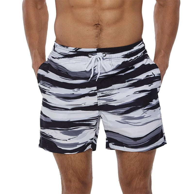 Lennox Ademende Zwemshort met Strakke Funky Print - Perfect voor Zomer en Zwemplezier