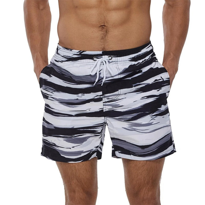 Lennox Ademende Zwemshort met Strakke Funky Print - Perfect voor Zomer en Zwemplezier