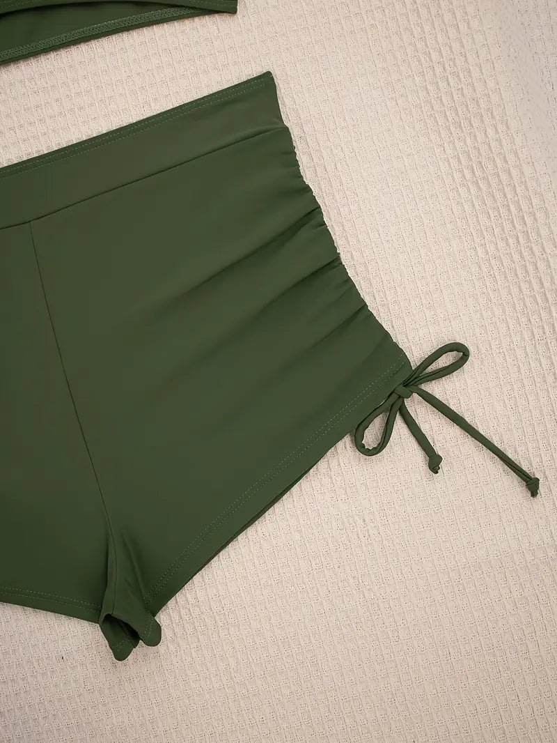 Fenella | Legergroen Active Bikini Set