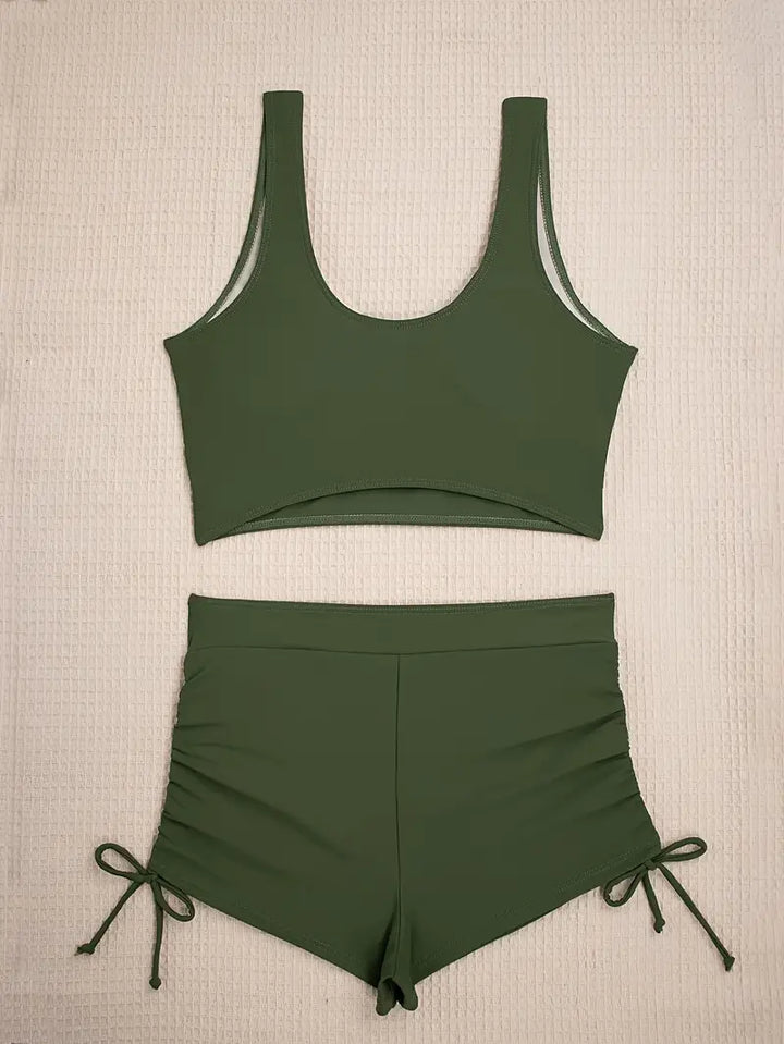 Fenella | Legergroen Active Bikini Set