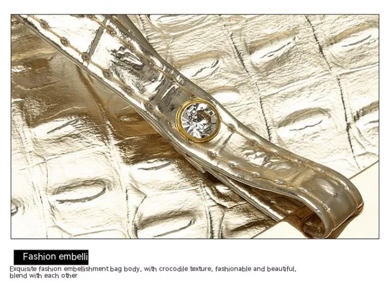 Calliope Luxe Croco-Textuur Tas - Elegancki i stabilny strój dla modnych kobiet