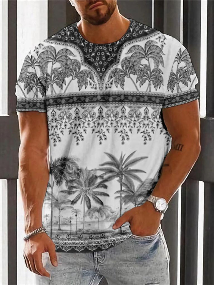 Elegancka męska koszula boho na lato - Masson, stylowa i wygodna
