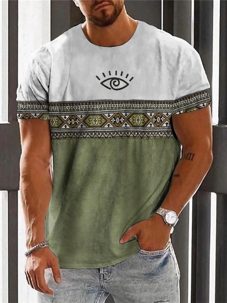 Elegancka męska koszula boho na lato - Masson, stylowa i wygodna