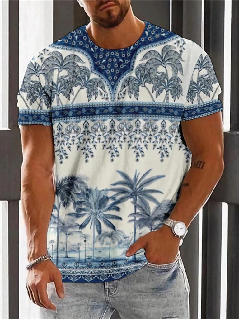 Elegancka męska koszula boho na lato - Masson, stylowa i wygodna
