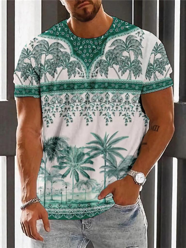 Elegancka męska koszula boho na lato - Masson, stylowa i wygodna