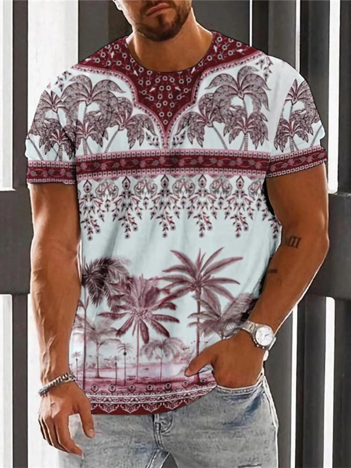 Elegancka męska koszula boho na lato - Masson, stylowa i wygodna