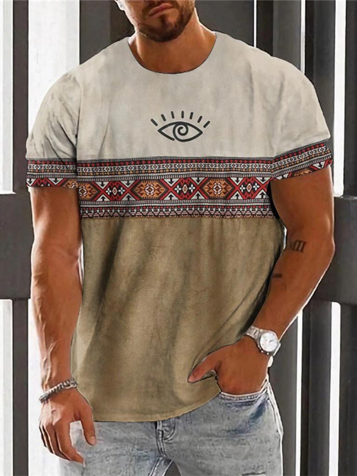 Elegancka męska koszula boho na lato - Masson, stylowa i wygodna