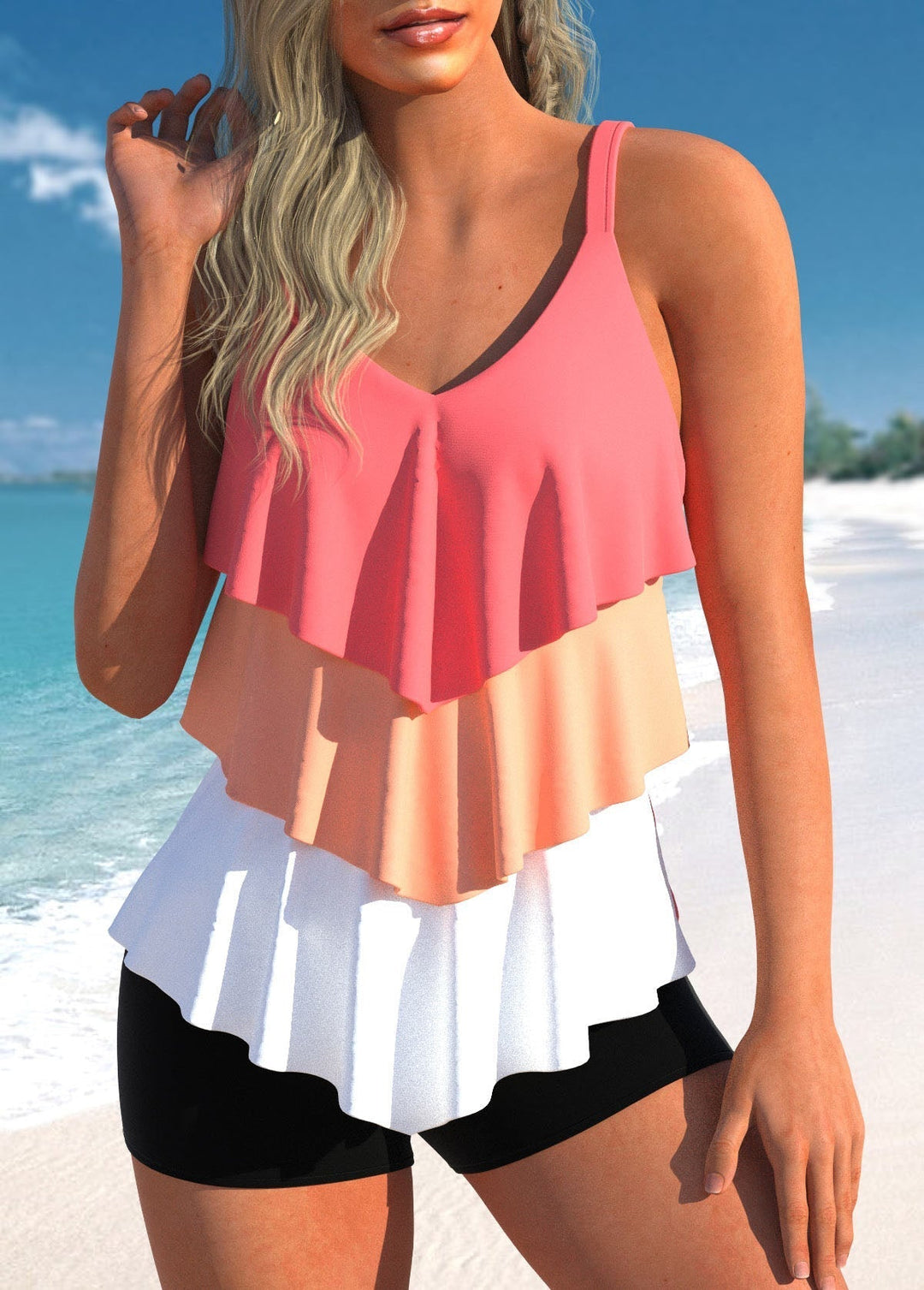 Lynn | Elegante en Comfortabele Tankini Set voor een Stijlvolle Zwemervaring