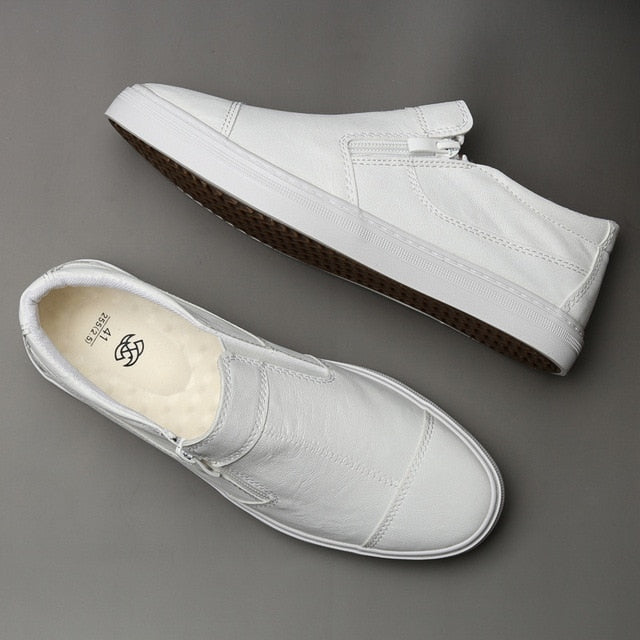Eleganckie włoskie skórzane buty męskie