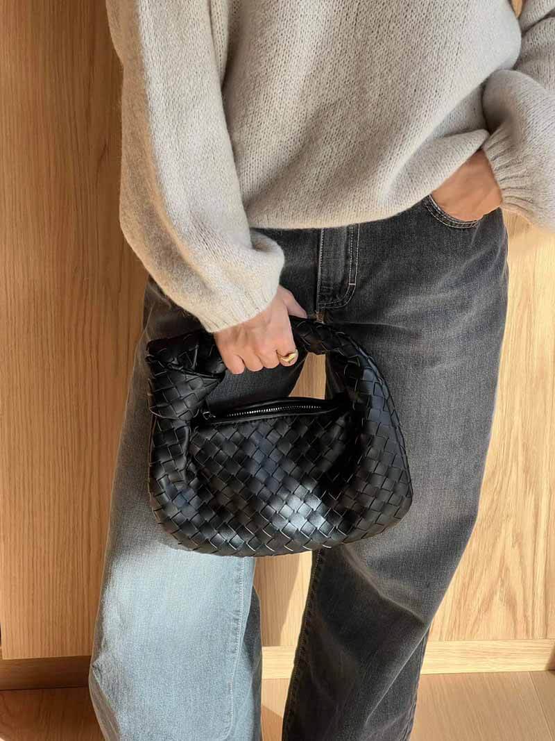 Blair | Eleganckie metaliczne plecione torebki zapewniające stylowy wygląd