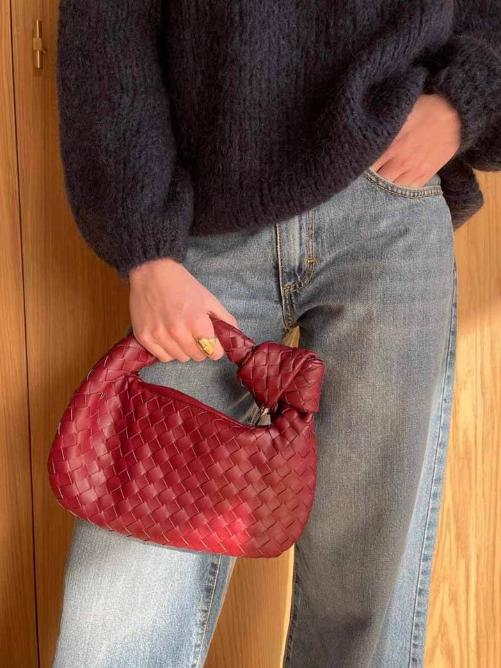 Blair | Eleganckie metaliczne plecione torebki zapewniające stylowy wygląd