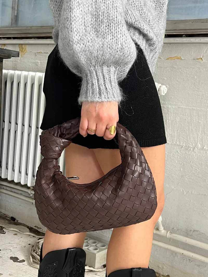 Blair | Eleganckie metaliczne plecione torebki zapewniające stylowy wygląd