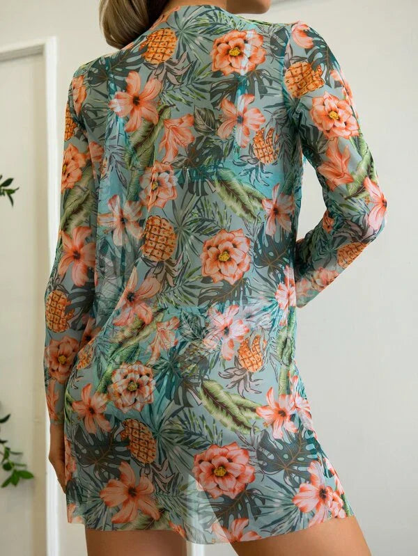 Paoleen | Élégant Ensemble de Bikini avec Voile Cover-Up